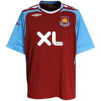 West Ham United Home kit 08/09